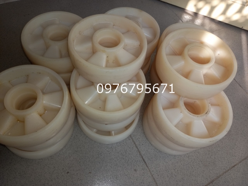 Bánh xe nylon 180x50 bạc đạn 6204