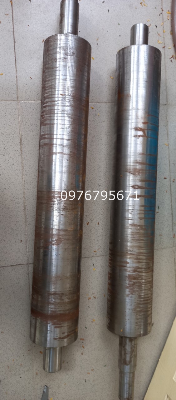 Gia Công Thép c45 đắp cao su trắng
