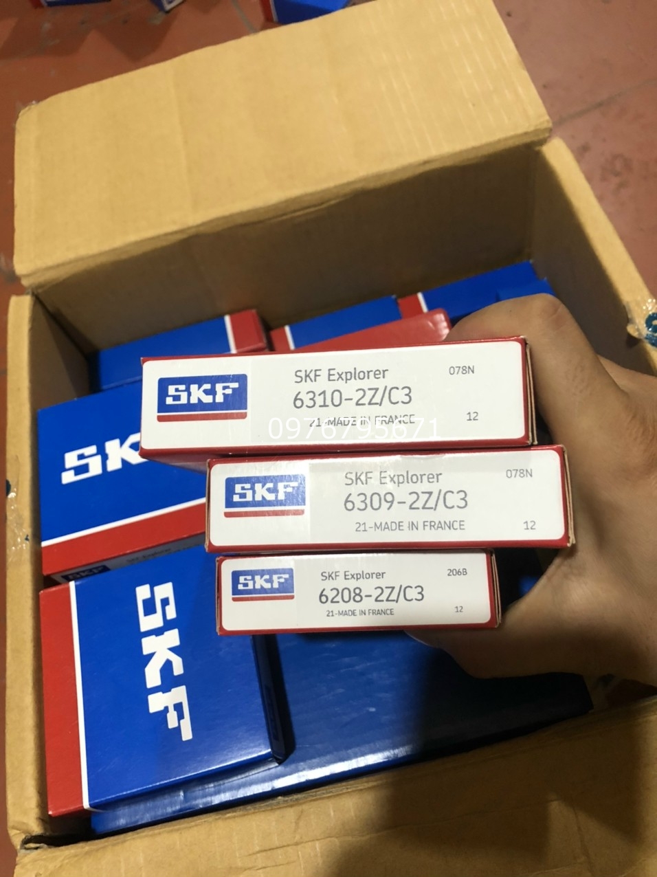 Vòng bi bạc đạn 6310 SKF-Bạc Đạn vòng bi 6310 ZZ