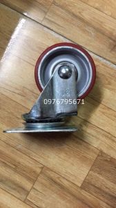 Bánh xe đẩy PU Gang 80x32 Xoay Không Khóa