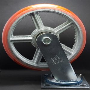 Bánh xe đẩy Hàn Quốc 200x50mm càng xoay ssk 8x2in