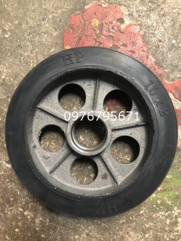 Bánh xe đẩy cao su HP 10x2