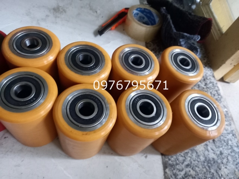 Bánh xe nâng điện CHL phi 84x84 bạc đạn 6204