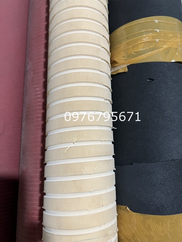 Mài gia công TRUC CAO SU trắng phi 100x1300mm cho máy dệt