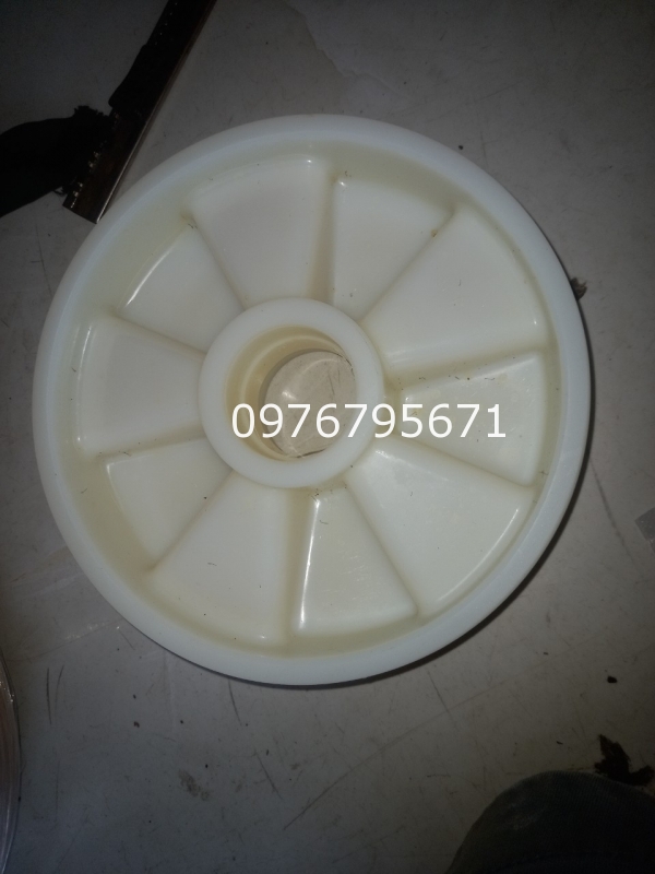 Bánh xe nâng tay nylon 180x50
