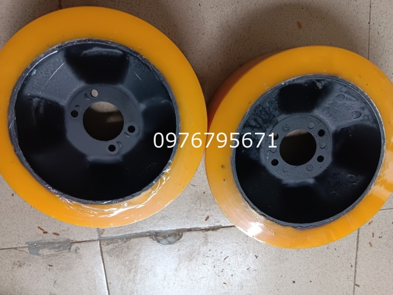 Xe vệ sinh Gia công bọc banh xe PU 250x80