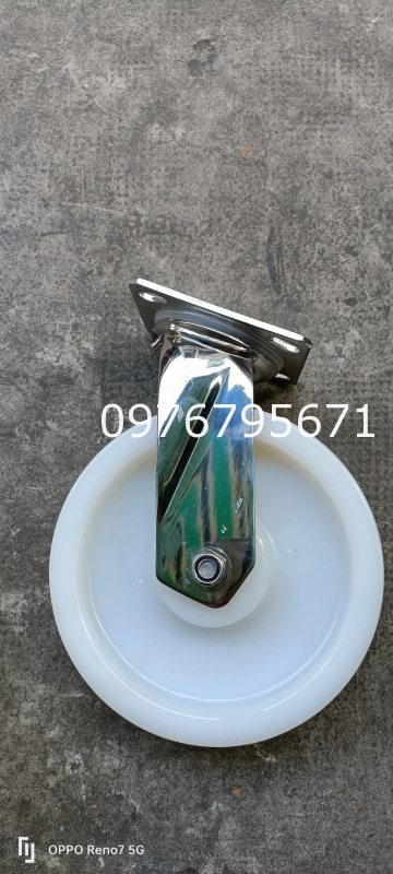 Bánh xe INOX 304 8in bánh xe nylon 200x50mm