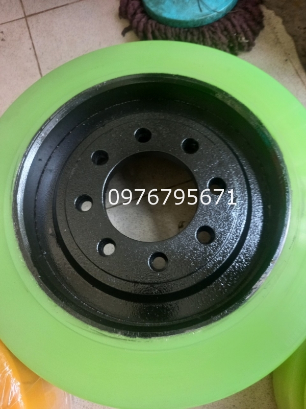 Xe nâng điện sumitomo 3 tấn Bánh xe nâng điện pu 393x152x254