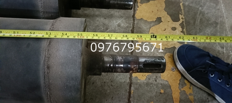 Nhận gia công Trục Cao su phi 190mm dài 1400mm cốt 30mm