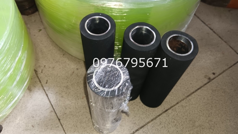 Gia công bọc trục cao su phi 65x400mm