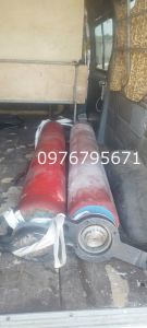 Bọc trục Pu đỏ gia công bánh xe pu phi 245 dài 1400mm