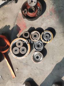 Xe nâng điện EF Cty Trung ĐẠT Sản xuất bọc bánh xe nâng điện Pu 230x75mm