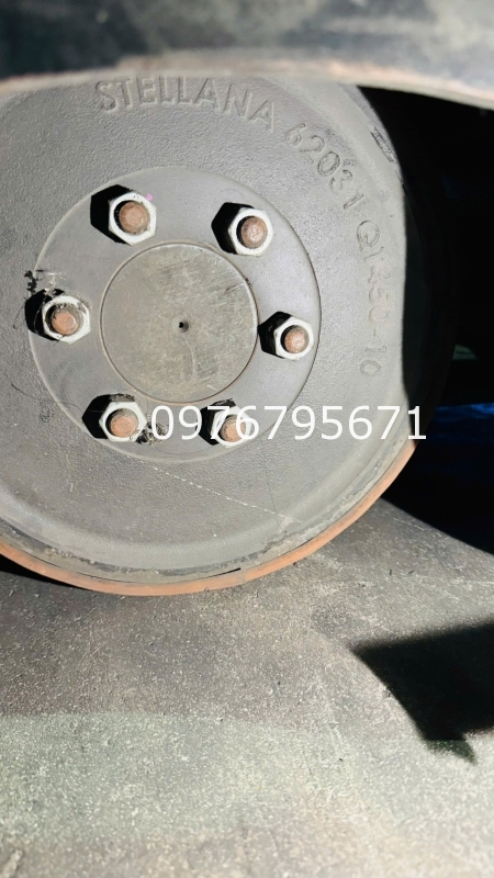 Xe nâng Hancha Bánh lái Hancha Pu 343x114x80 6 lỗ óc