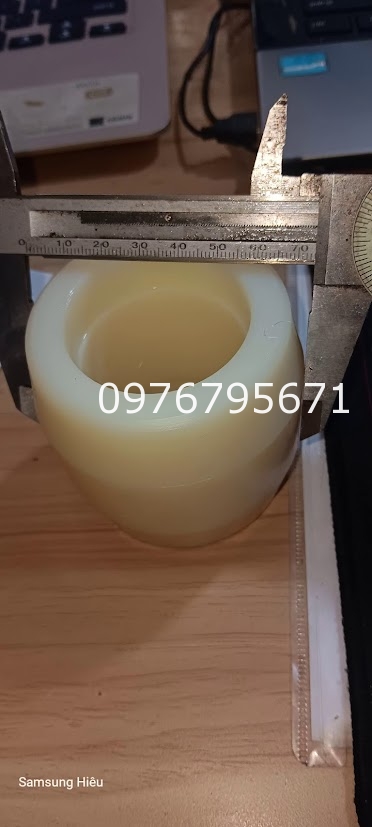 Bánh xe nâng tay Nylon 74x70 sư dụng bạc đan 6204