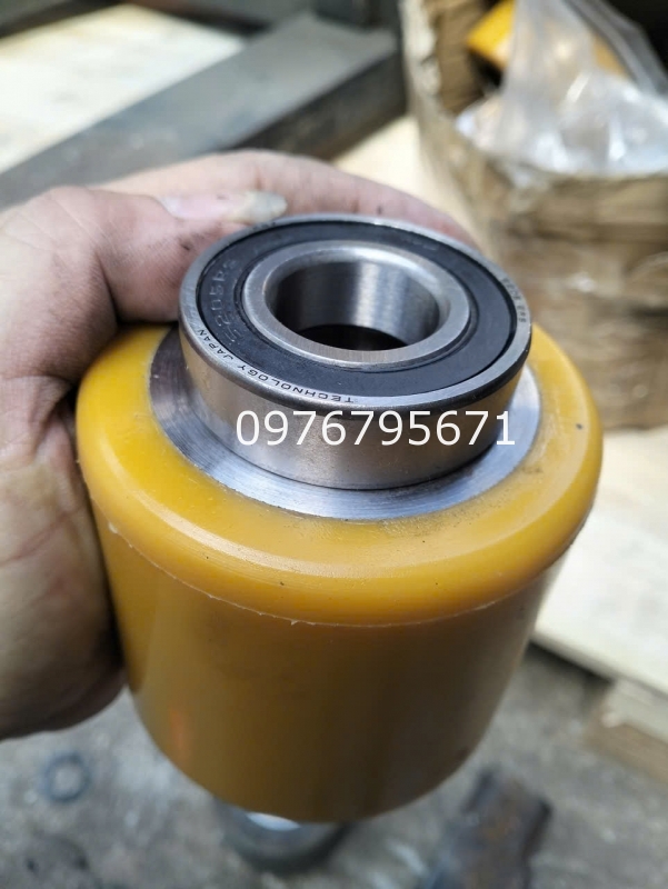 Xe nâng điện HANCHA Bánh xe Pu 80x80x47 Vòng bi bạc đan 6204