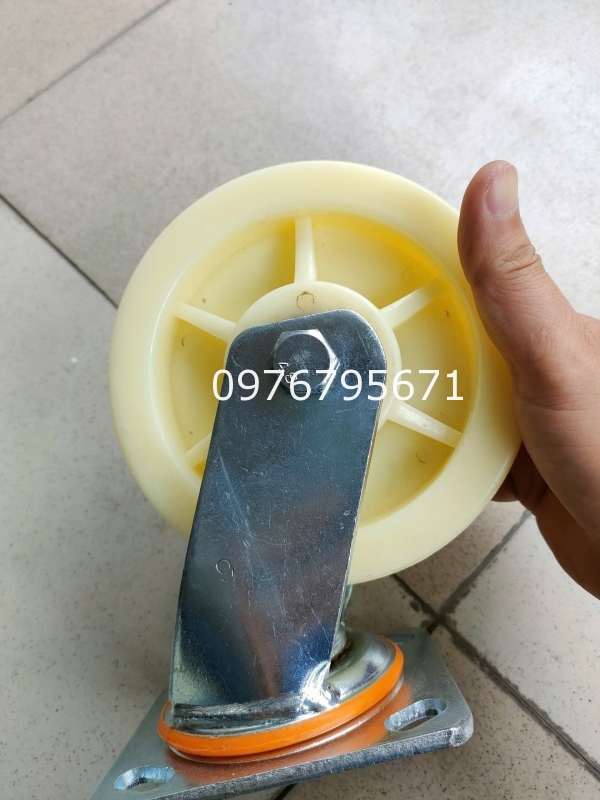 Bánh xe đẩy NYLON xoay 150x50