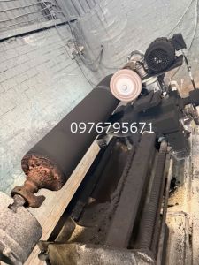 Gia công Bọc Truc cao su máy Ép keo 145x1100mm